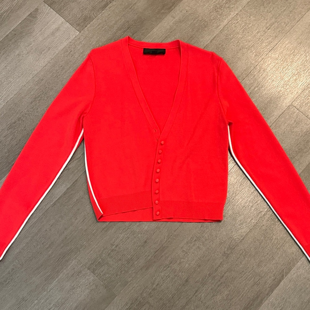 Zara Vibrant Red Women's Cardigan